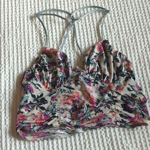 Out From Under Urban's Outfitters Floral Bralette Top Strappy Medium